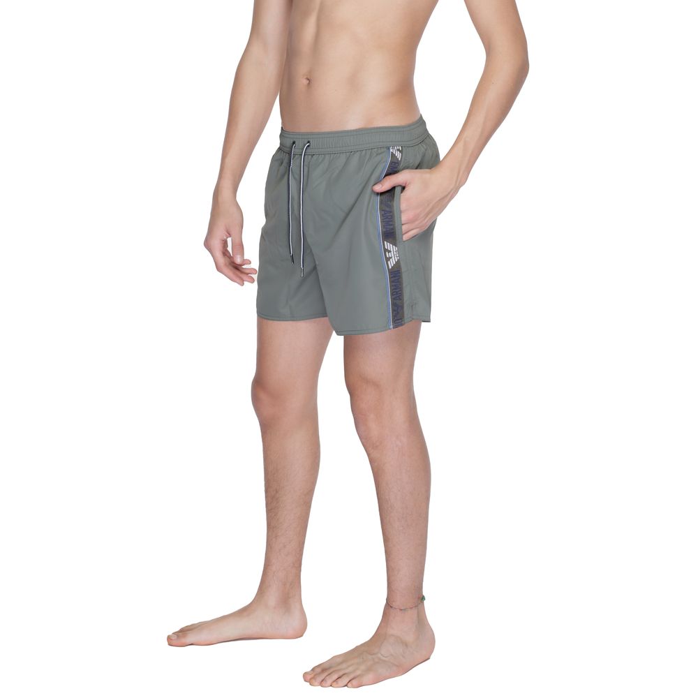 Emporio Armani Underwear Green Polyester Swim Shorts