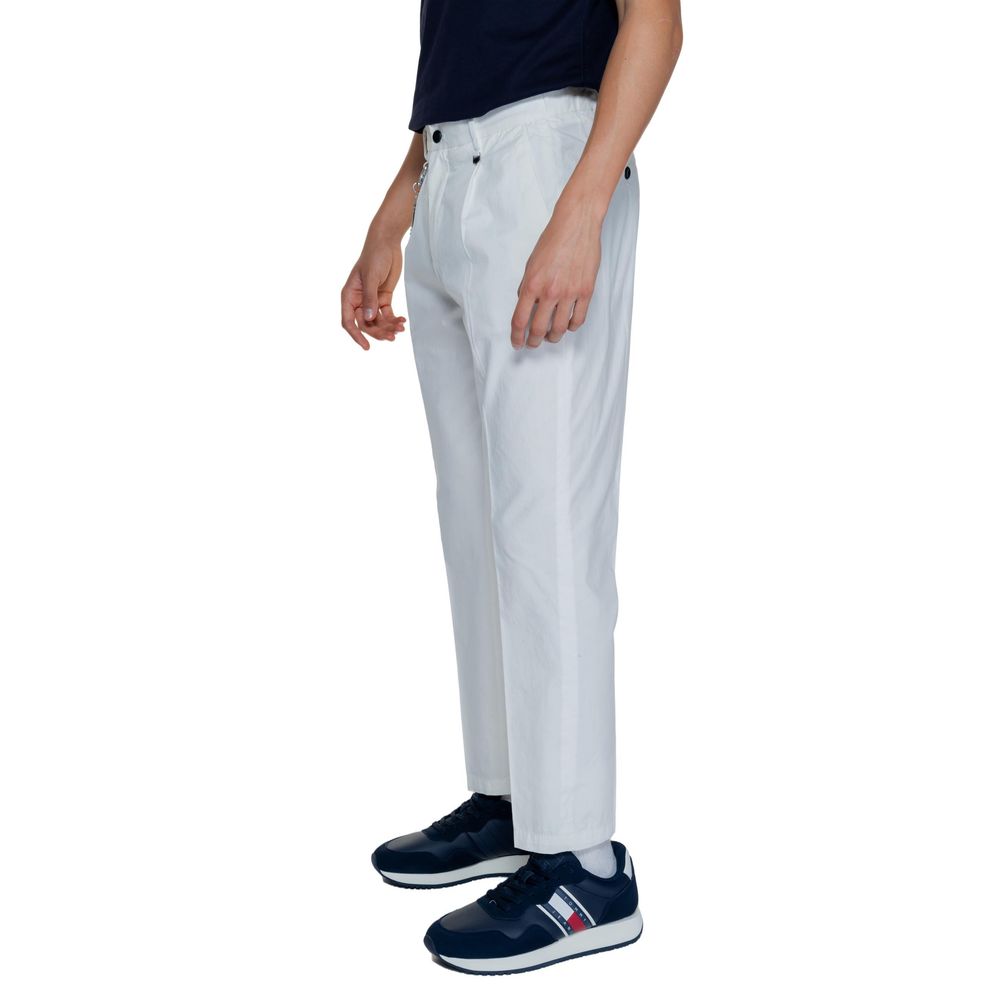 Antony Morato White Cotton Casual Pants