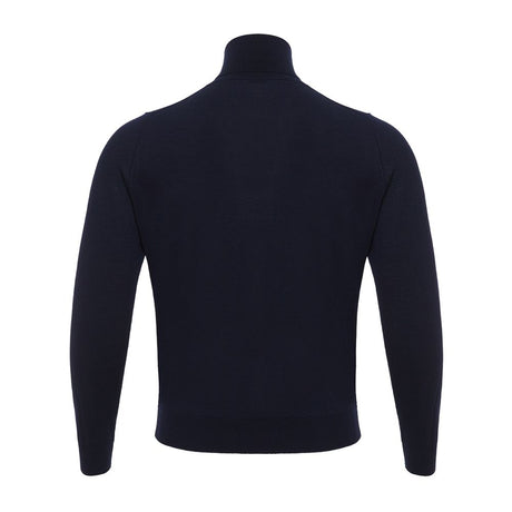 Colombo Blue Cashmere Turtleneck