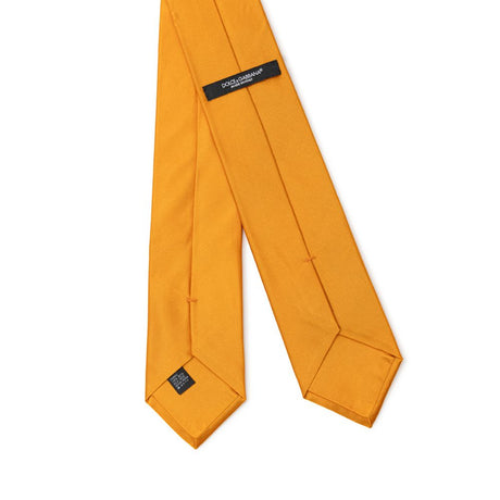 Dolce & Gabbana Orange Silk Ty
