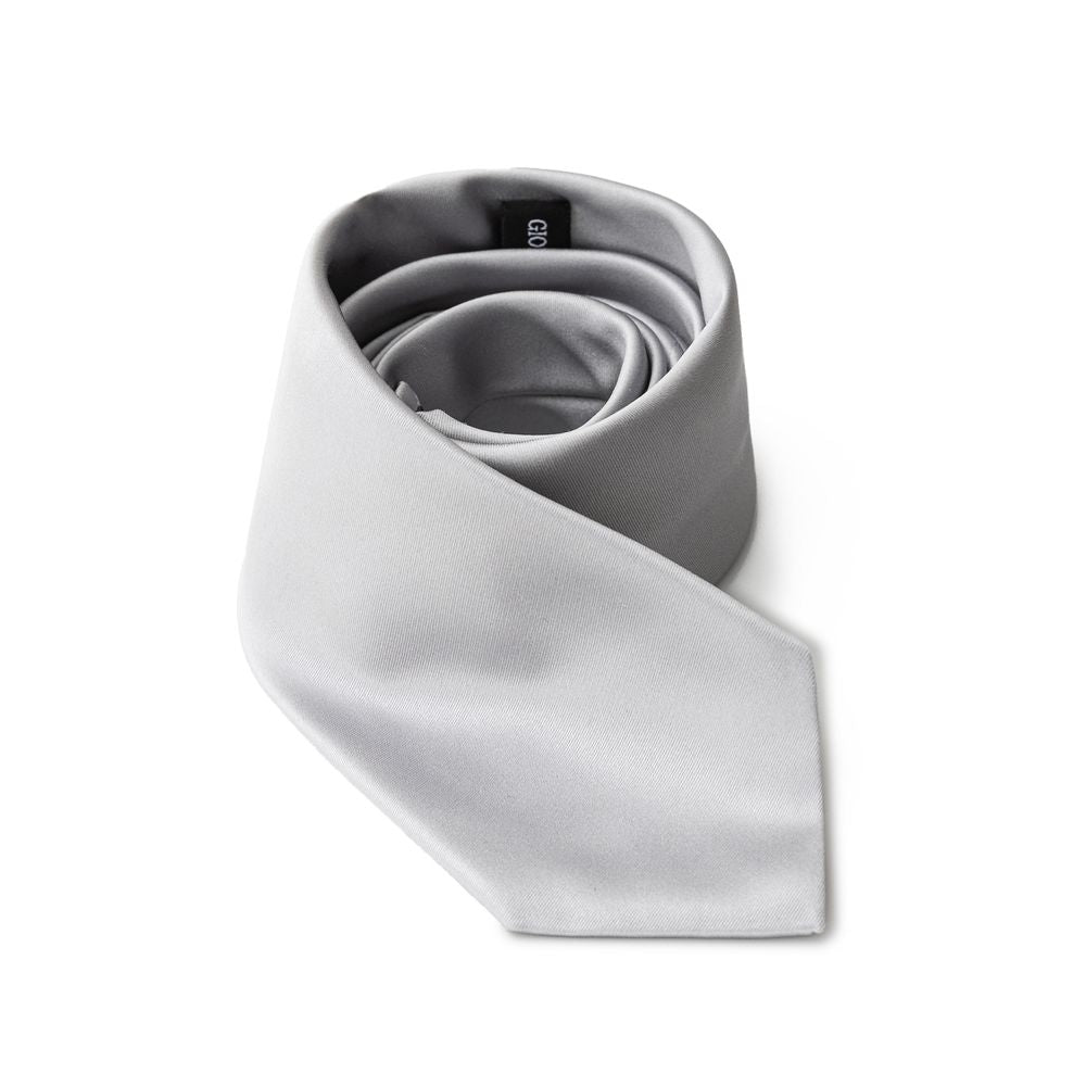 Giorgio Armani Gray Silk Ty