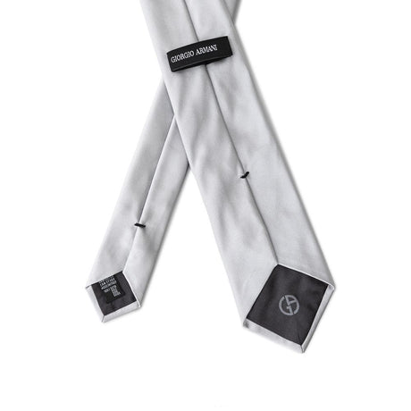 Giorgio Armani Gray Silk Ty