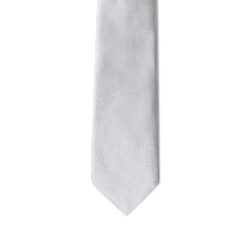 Giorgio Armani Gray Silk Ty