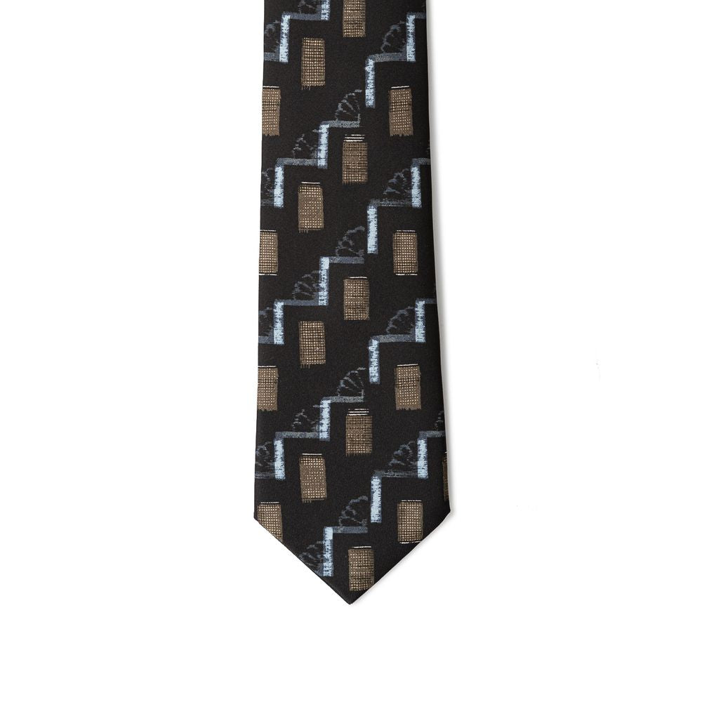 Giorgio Armani Black Silk Ty