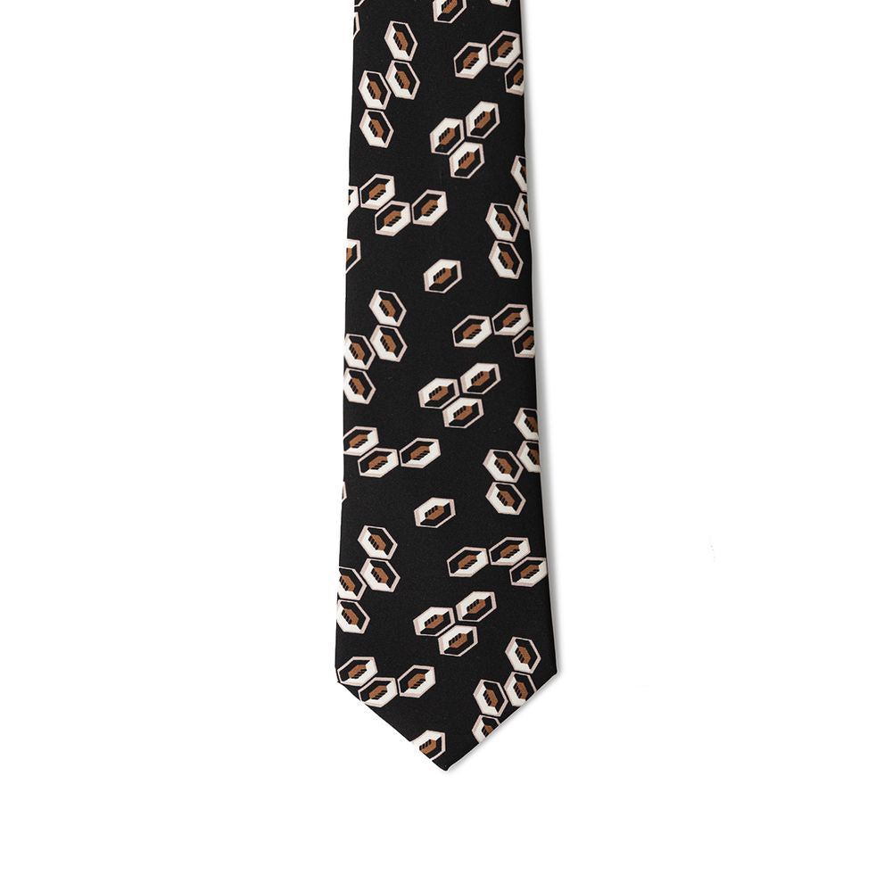 Giorgio Armani Black Silk Ty