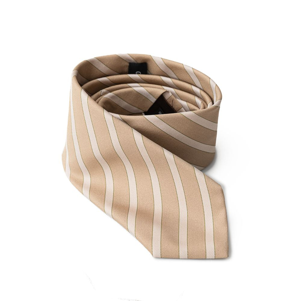 Giorgio Armani Gold Silk Ty
