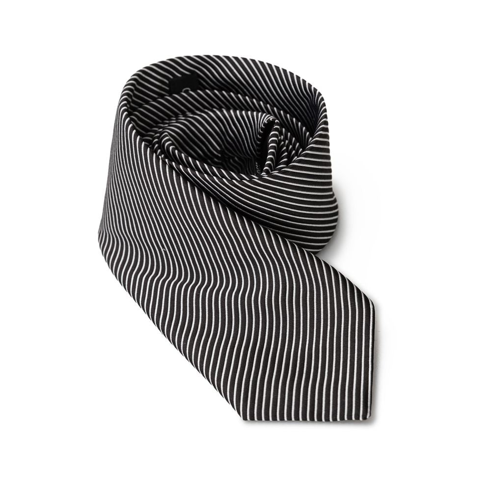 Giorgio Armani Black Silk Ty