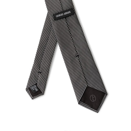 Giorgio Armani Black Silk Ty
