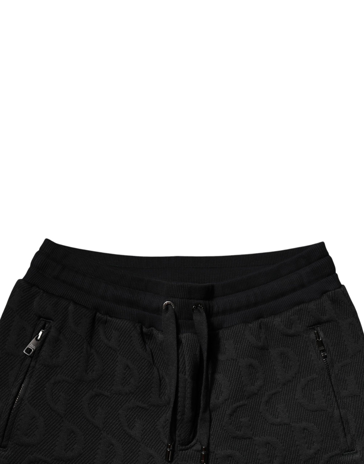 Dolce & Gabbana Black Logo Monogram Jogger Sweatpants Pants