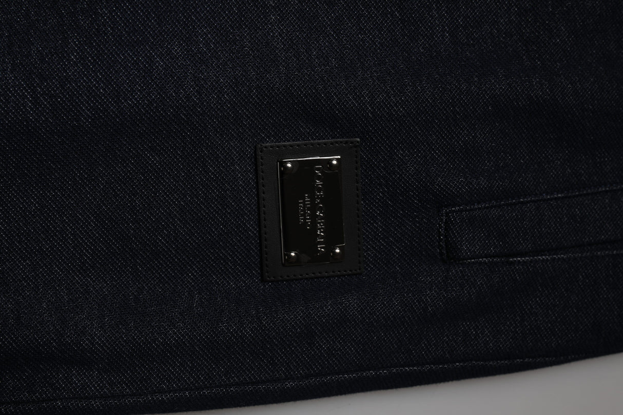 Dolce & Gabbana Black Jacquard Jogger Men Sweatpants Pants