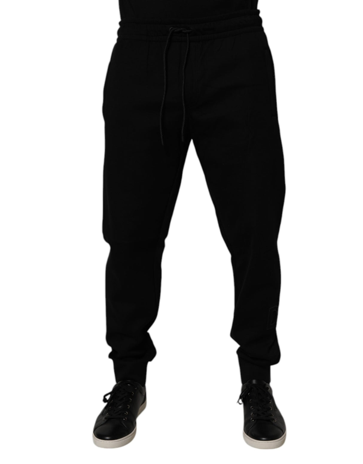 Dolce & Gabbana Black Cotton Blend Jogger Sweatpants Pants