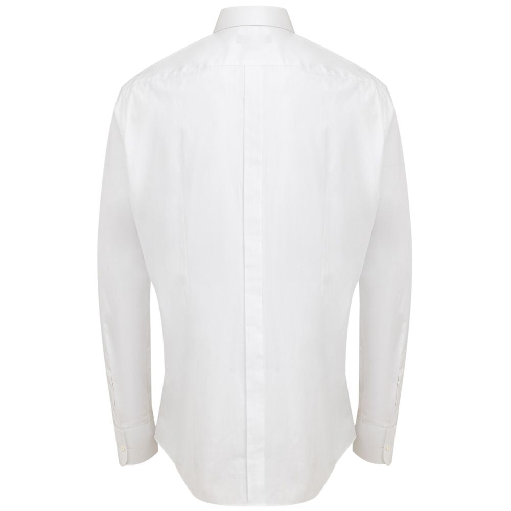 Dolce & Gabbana White Cotton Dress Shirt