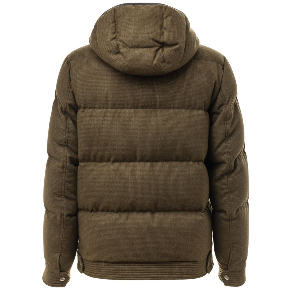 Herno Green Wool Bomber