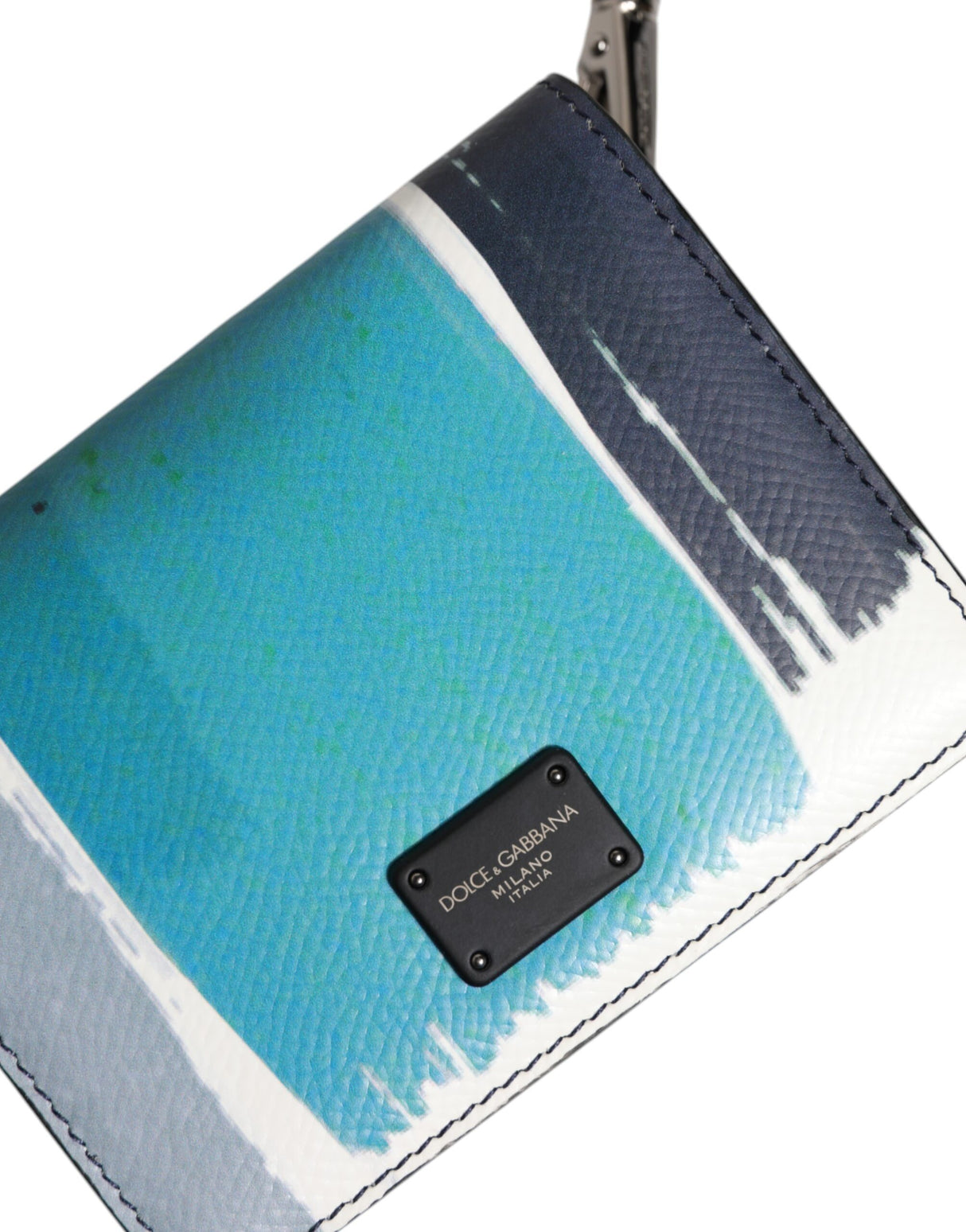 Dolce & Gabbana Multicolor Leather DG Logo Bifold Card Holder Wallet