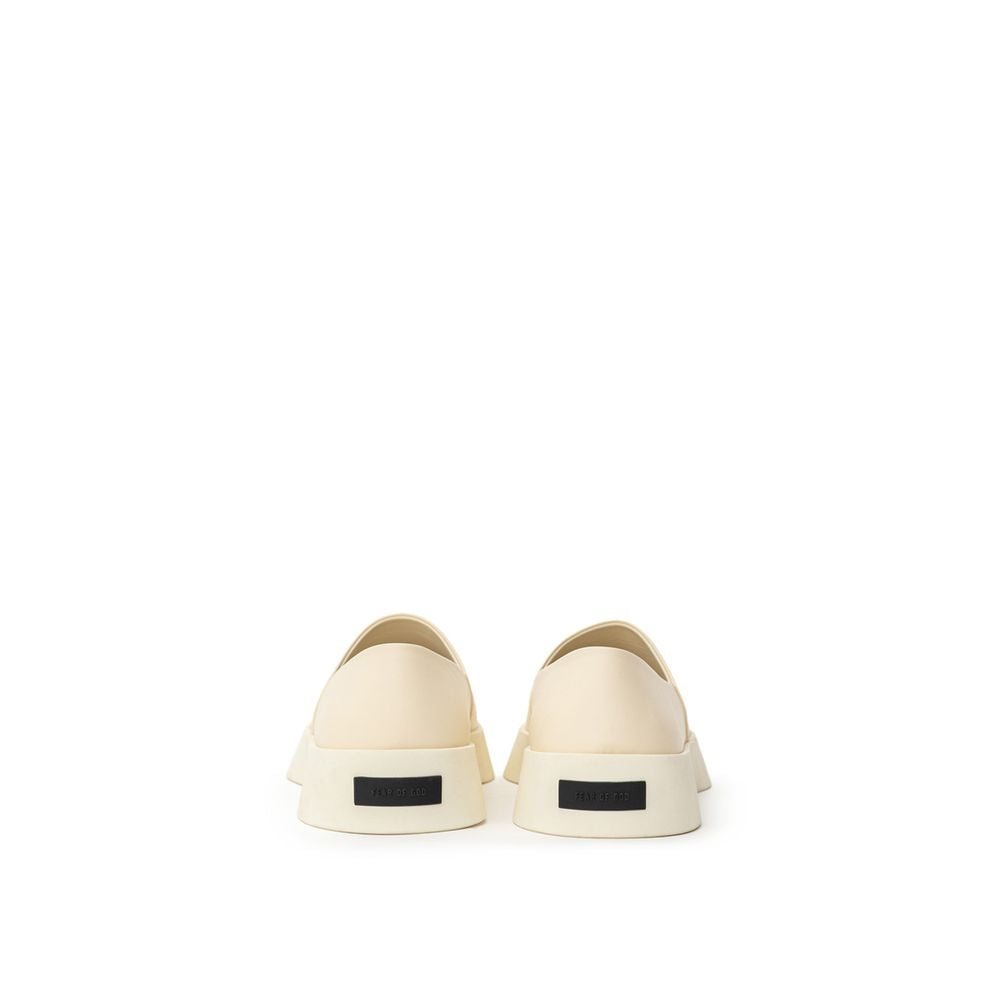 Fear Of God Beige Leather Slip-On Loafer
