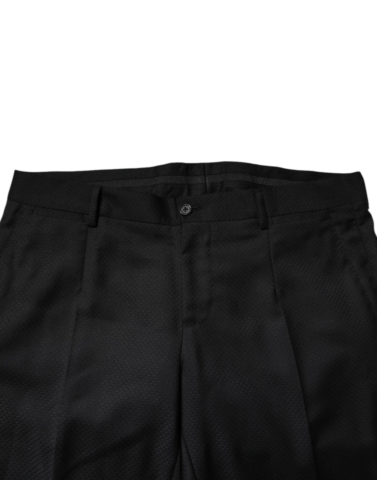 Dolce & Gabbana Black Wool Single Breasted 2 Piece Suit