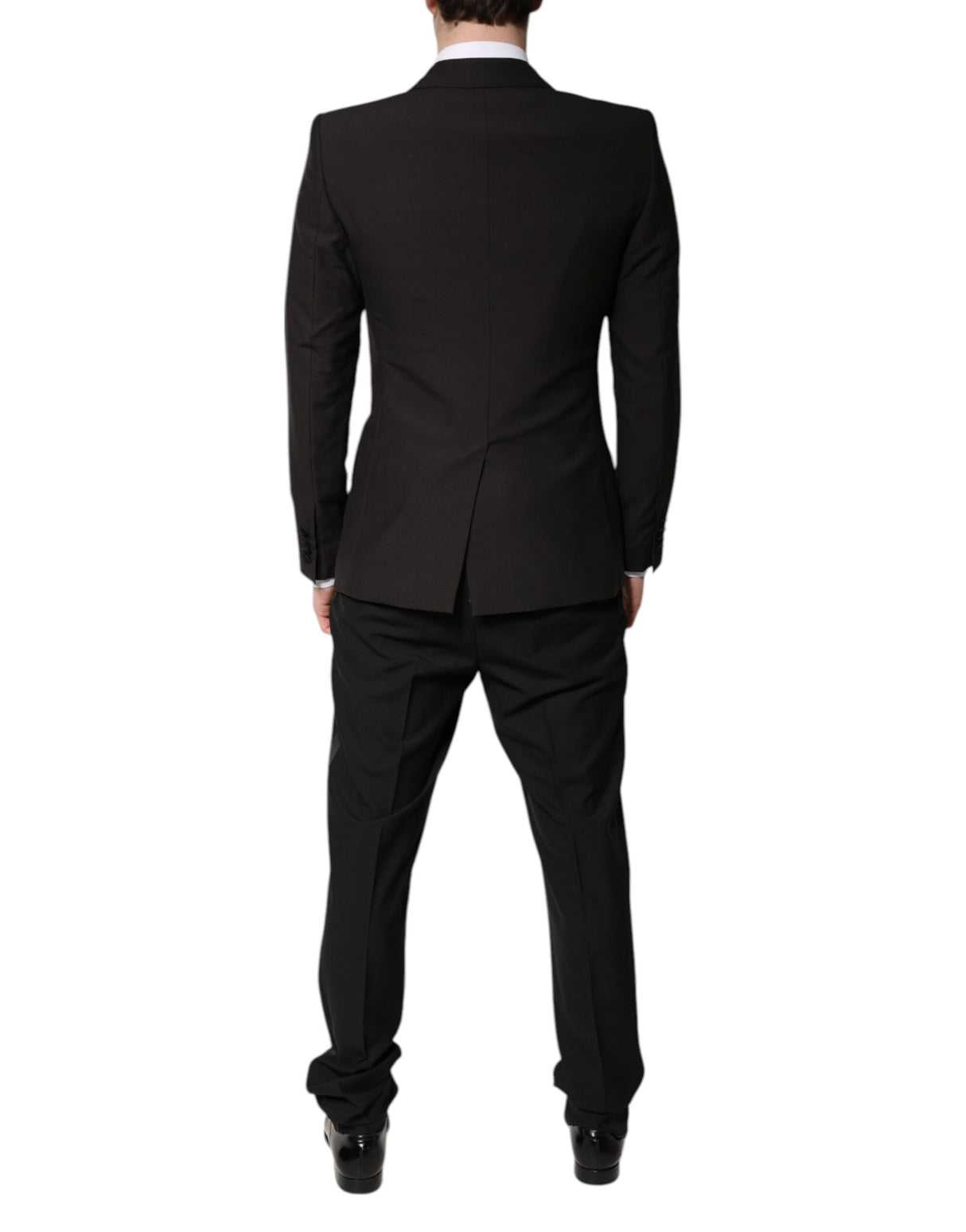Dolce & Gabbana Black Single Breasted Formal 3 Piece Suit