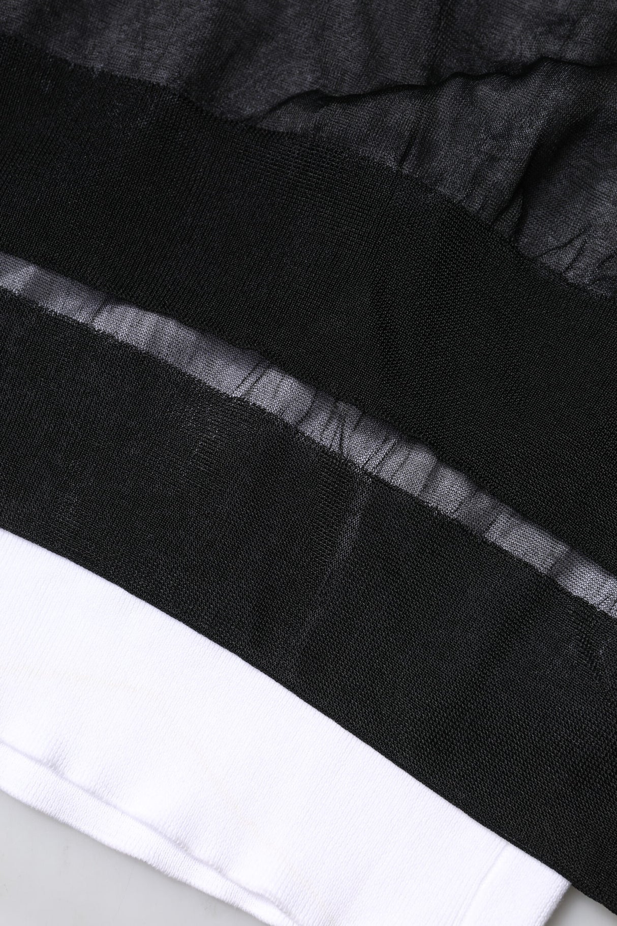 Dolce & Gabbana Black White Logo Knitted Pullover Sweater