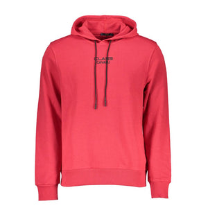 Cavalli Class Red Cotton Men Sweater