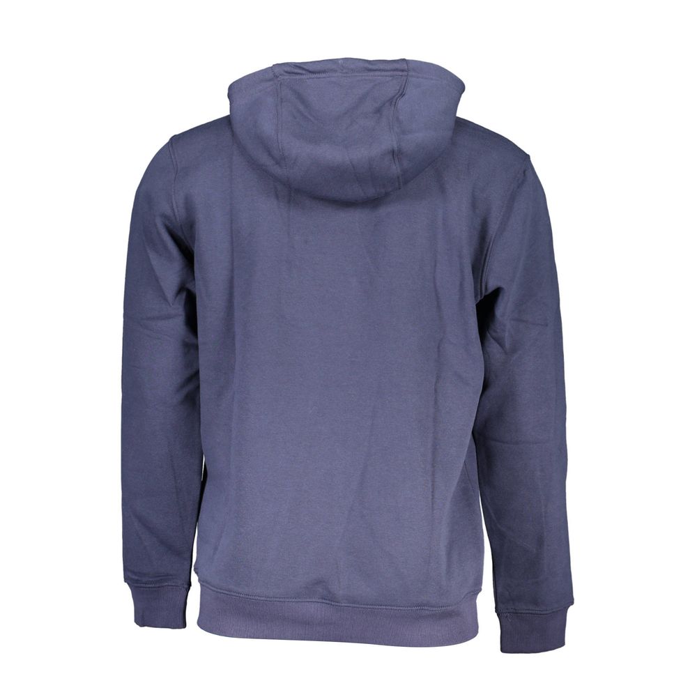 Tommy Hilfiger Blue Cotton Men's Sweatshirt with Hood