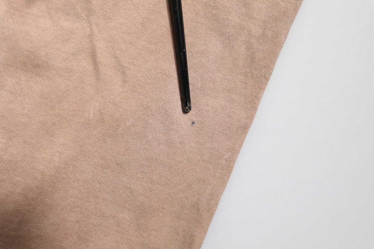 Dolce & Gabbana Beige Tie Dye Logo Print Cropped T-shirt