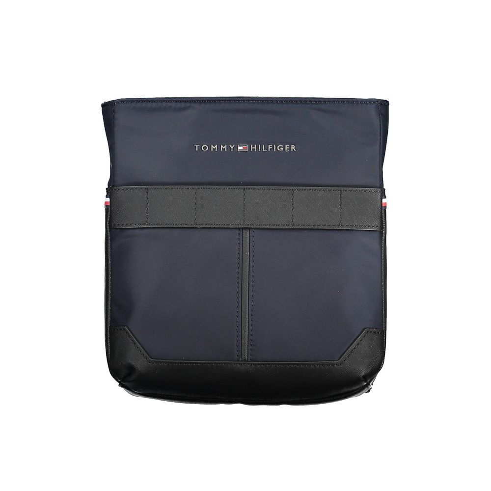 Tommy Hilfiger Blue Polyurethane Men's Shoulder Bag