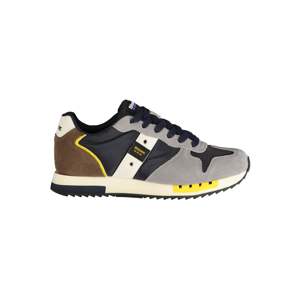 Blauer Grigio Polyurethane Men Sneaker