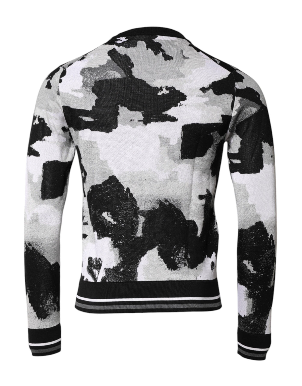 Dolce & Gabbana Multicolor Logo Crew Neck Pullover Sweater