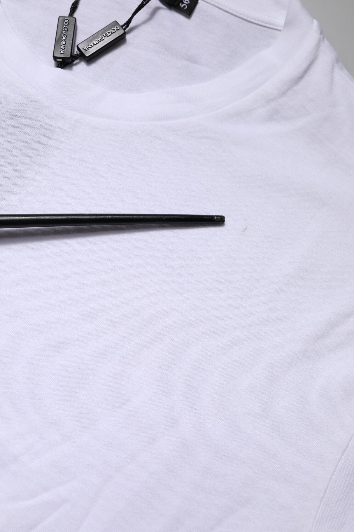 Dolce & Gabbana White DG LOVE Patch Short Sleeves T-shirt