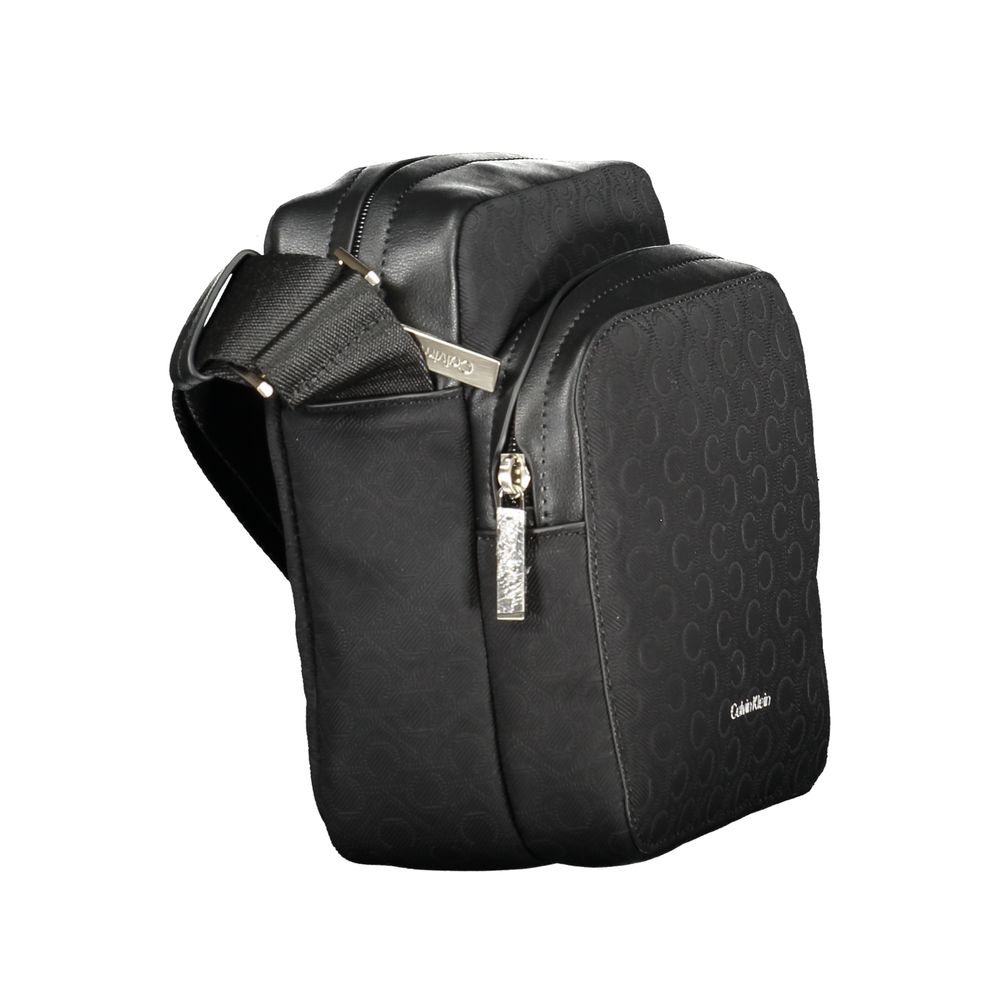 Calvin Klein Black Polyester Men Shoulder Bag