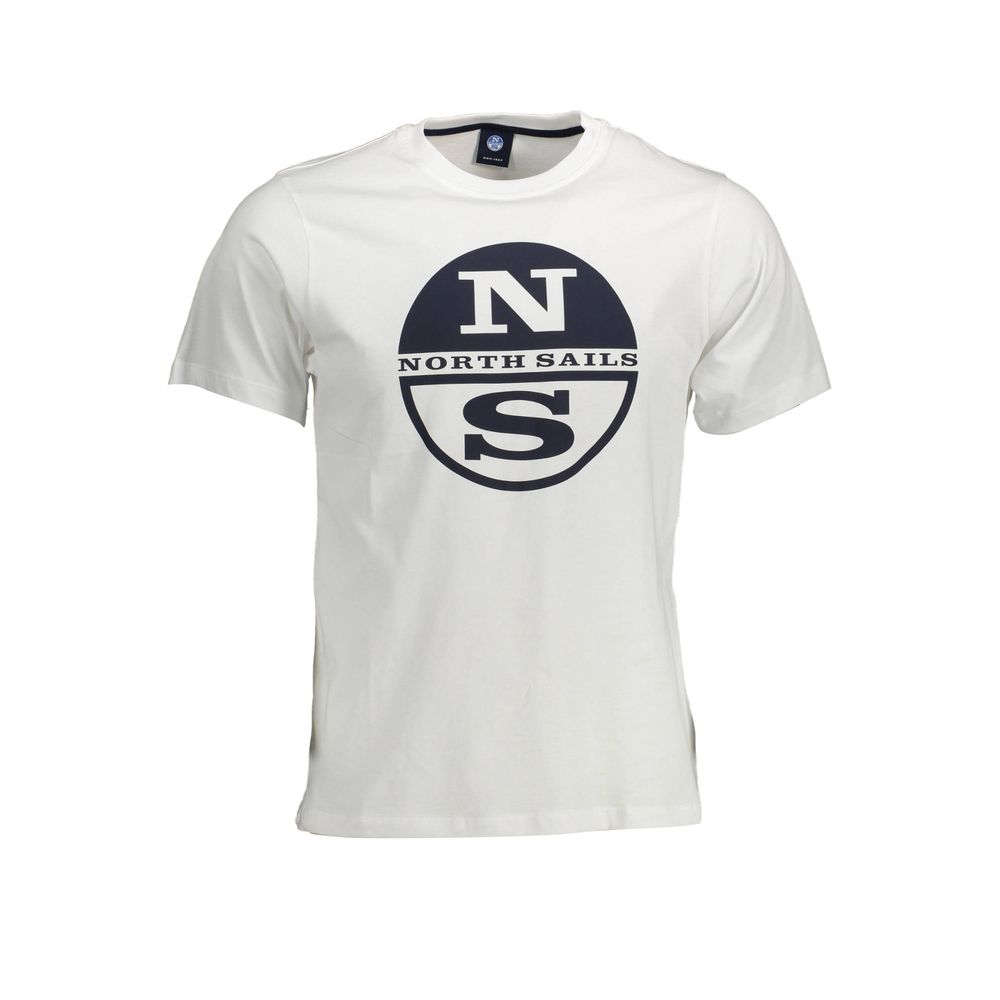 North Sails Bianco Cotton Mens T-Shirt