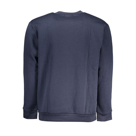 Cavalli Class Blue Cotton Men Sweater