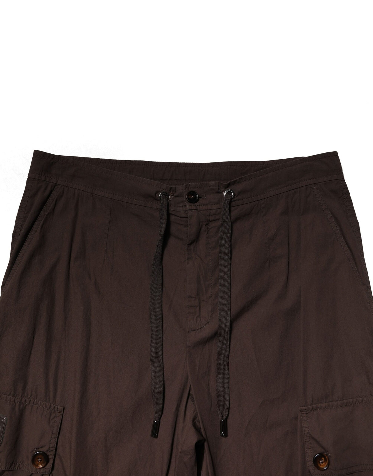 Dolce & Gabbana Brown Cotton Cargo Jogger Men Pants