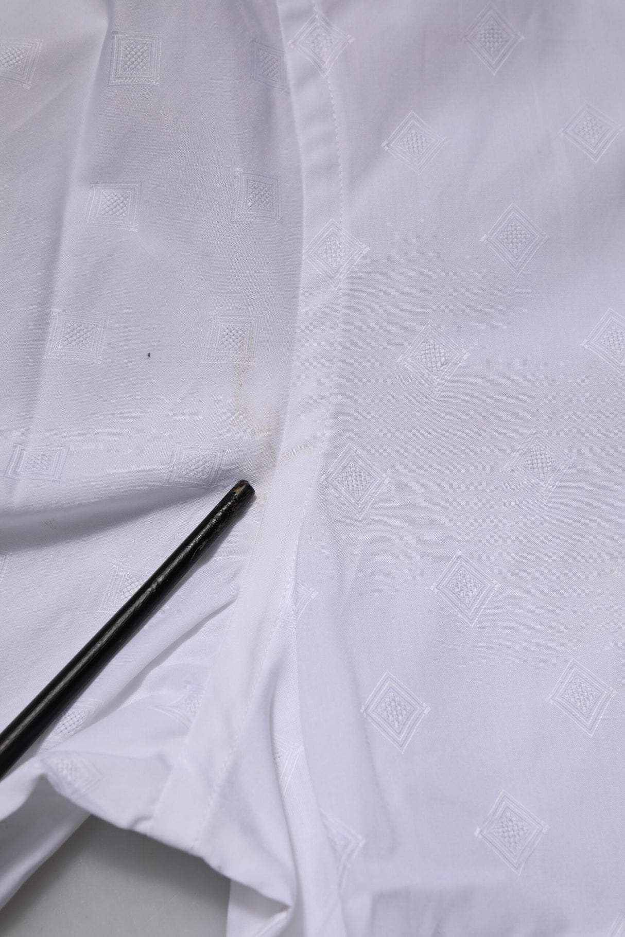 Dolce & Gabbana White Bib Cotton Poplin GOLD Formal Shirt