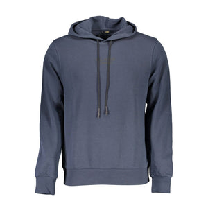 Cavalli Class Blue Cotton Men Sweater