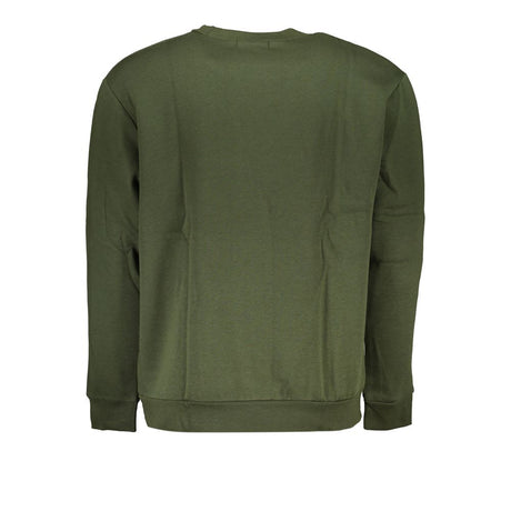 Cavalli Class Green Cotton Men Sweater