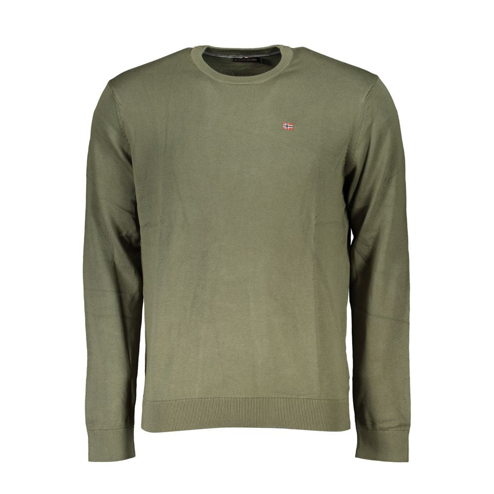 Napapijri Verde Cotton Men Sweater