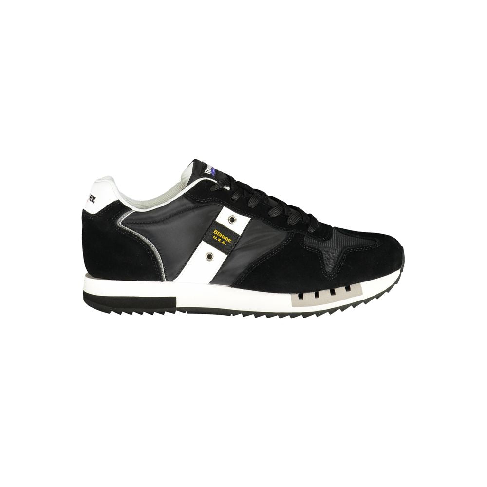 Blauer Black Polyurethane Men's Sneaker