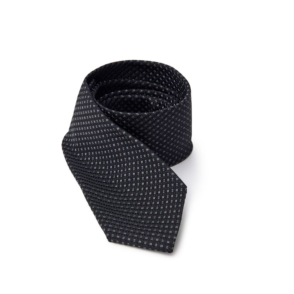 Jil Sander Black Silk Tie