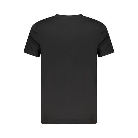 Cavalli Class Black Cotton Men T-Shirt
