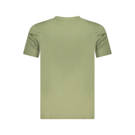 Cavalli Class Green Cotton Men T-Shirt