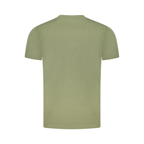 Cavalli Class Green Cotton Men T-Shirt