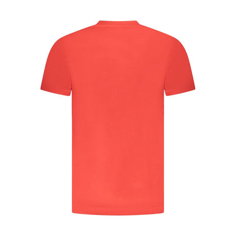 Cavalli Class Red Cotton Men T-Shirt