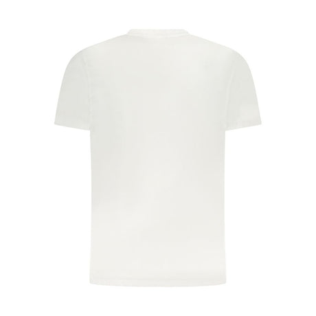 Cavalli Class White Cotton Men T-Shirt