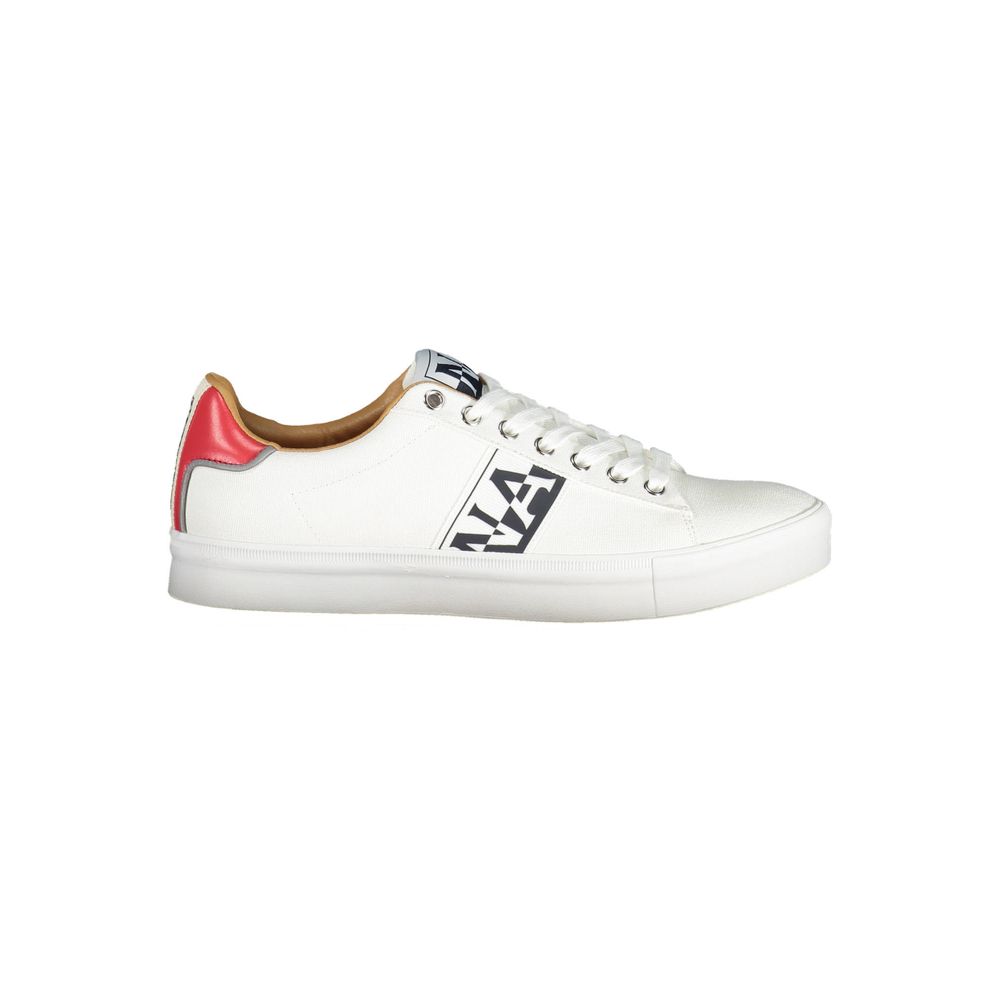 Napapijri Bianco Polyester Men Sneaker