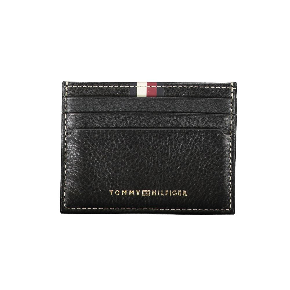 Tommy Hilfiger Nero Leather Mens Wallet Holder