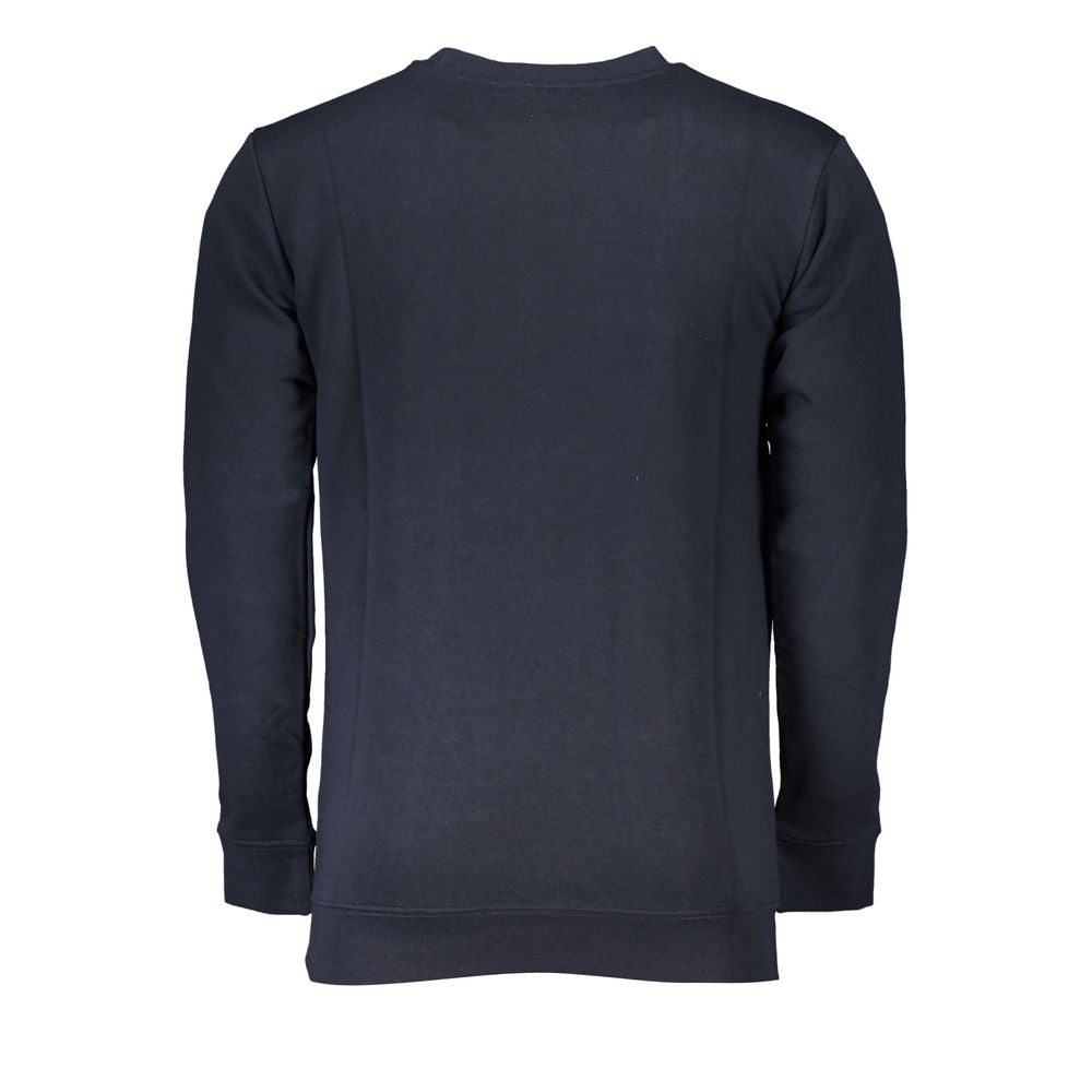 Cavalli Class Blue Cotton Men Sweater