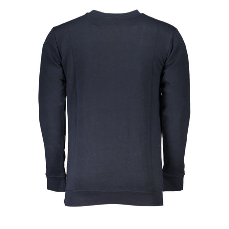 Cavalli Class Blue Cotton Men Sweater