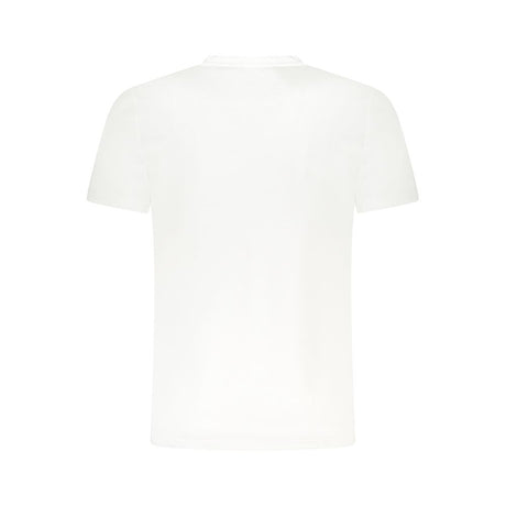 Cavalli Class White Cotton Men T-Shirt