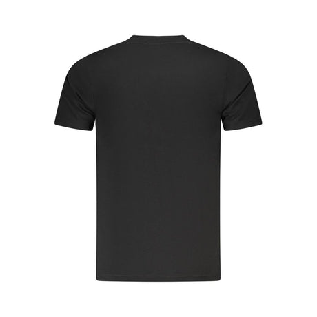 Cavalli Class Black Cotton Men T-Shirt
